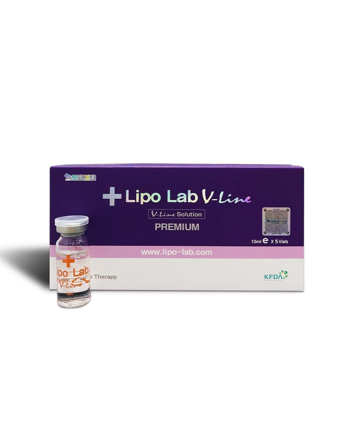 Lipo Lab V-Line product box and vial