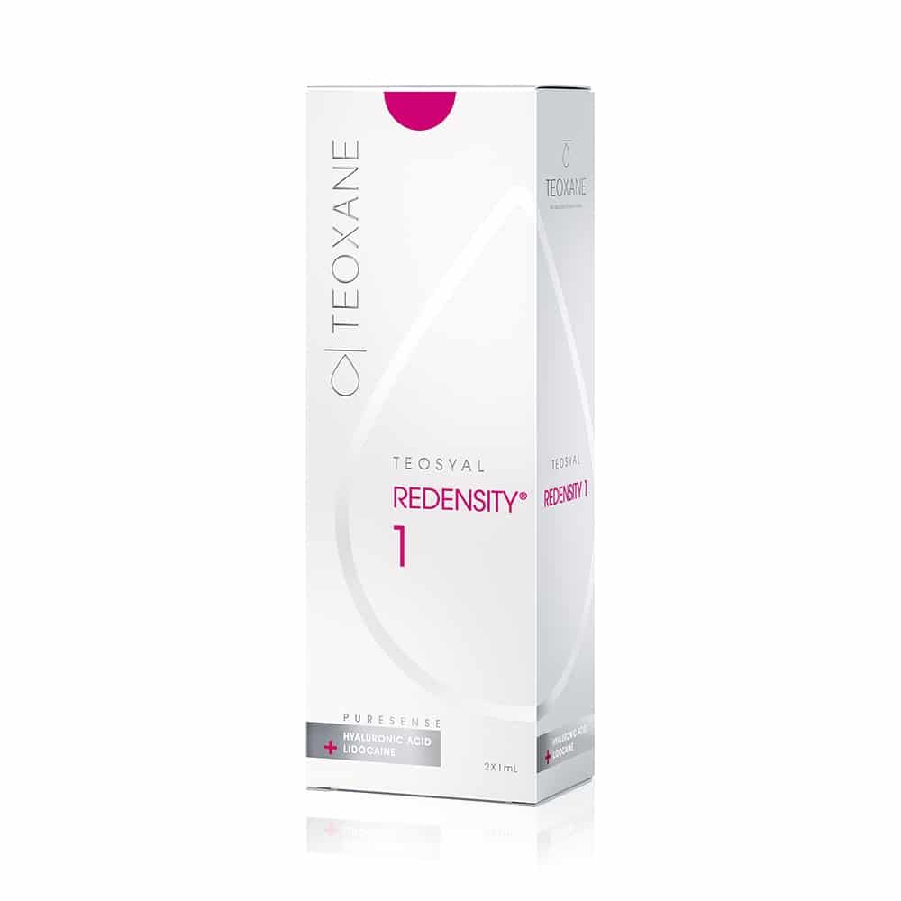 Redensity 1 Teoxane product packaging