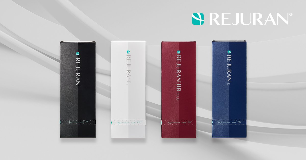 Rejuran product range: Healer, I, HB Plus and S